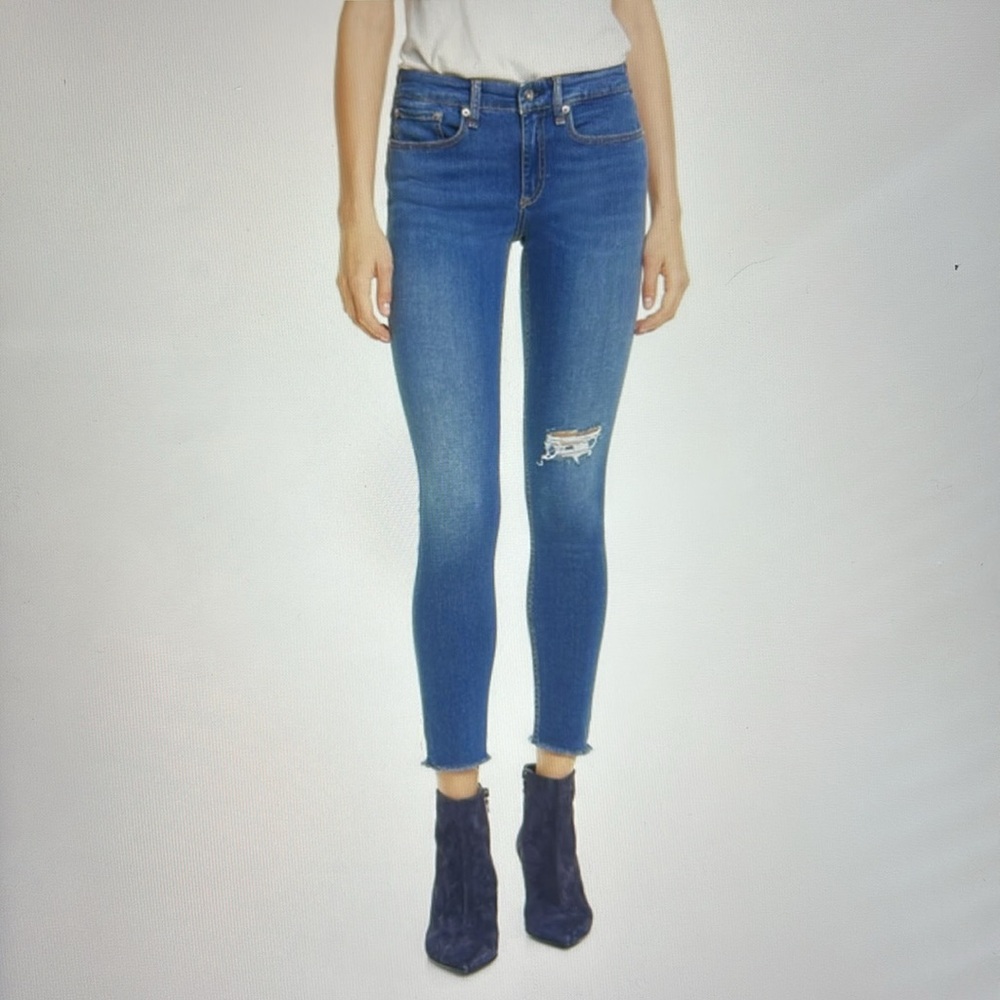 Rag & Bone Cate Mid Rise Skinny Jean in “Marion”, 24